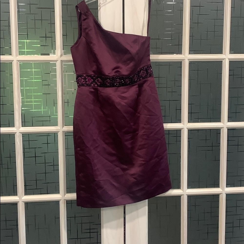 Purple formal dress